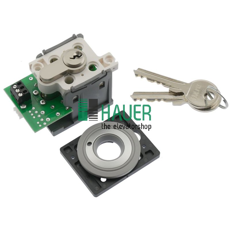 MS42P, mit Blende K37 R, Schließung XN47069, LED 30V rot links oben