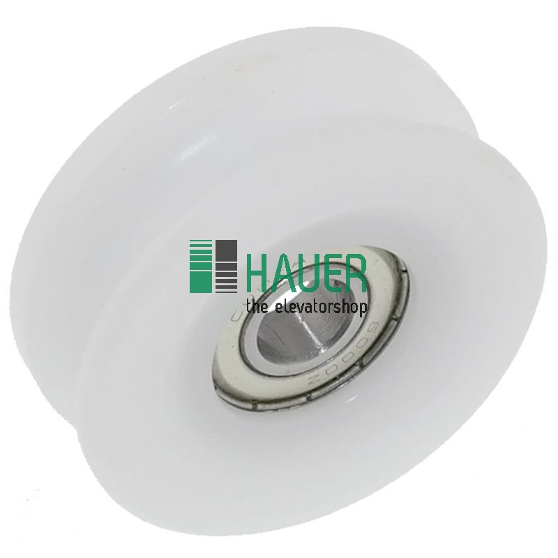Door roller D50/40/10*19, round groove