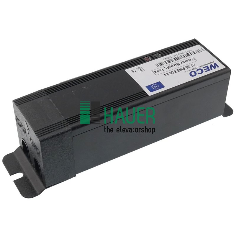 Fuente de alimentación Weco G5, 24VDC con estado (EN81-20)