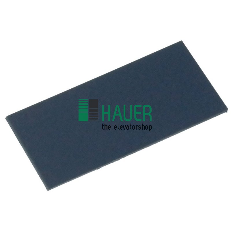 Adressschild blau, ungraviert