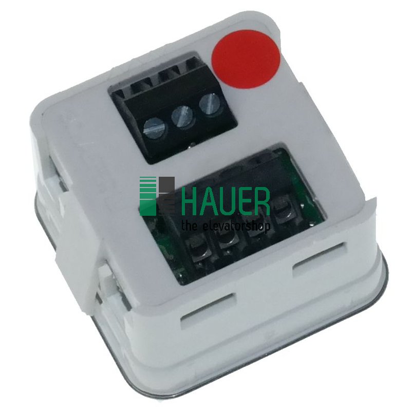 MT42-2M, XI, Geh. V2A poliert, 30V rot,Platte V2A perlmatt.,grav., 5