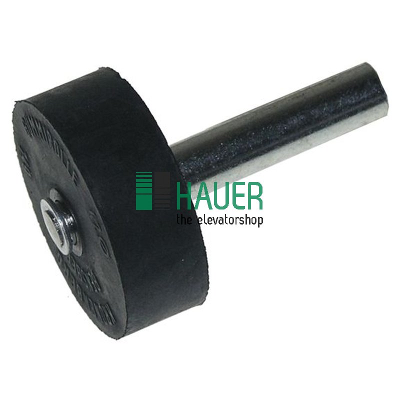 Gummirolle mit Achse 10mm für Türverriegelung