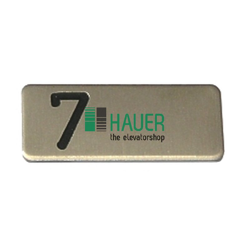 Bouton COP300, acier, insert 7
