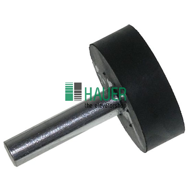 Gummirolle für Rollenhebel, Achse 60mm, Rolle D=42mm
