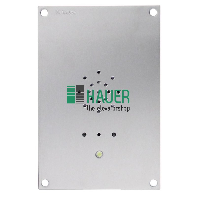 Safe Line, SL6-Kabinensprechstelle m. Notruf-LED, 12VDC, Einbaumontage