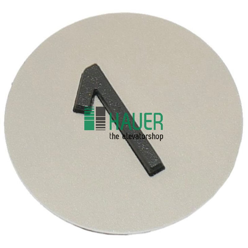 D29, Tastplatte 32mm rund, Taktil 15mm, schwarz, 1