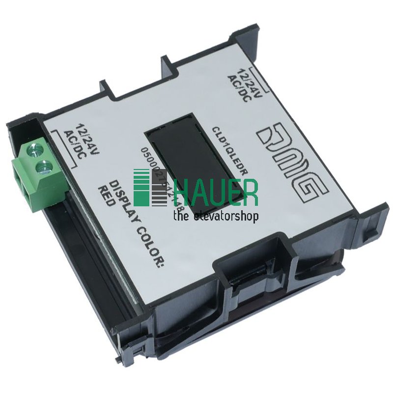 DMG, pantalla LED D1Q, 12/24V, rojo, (debe indicarse la designación)