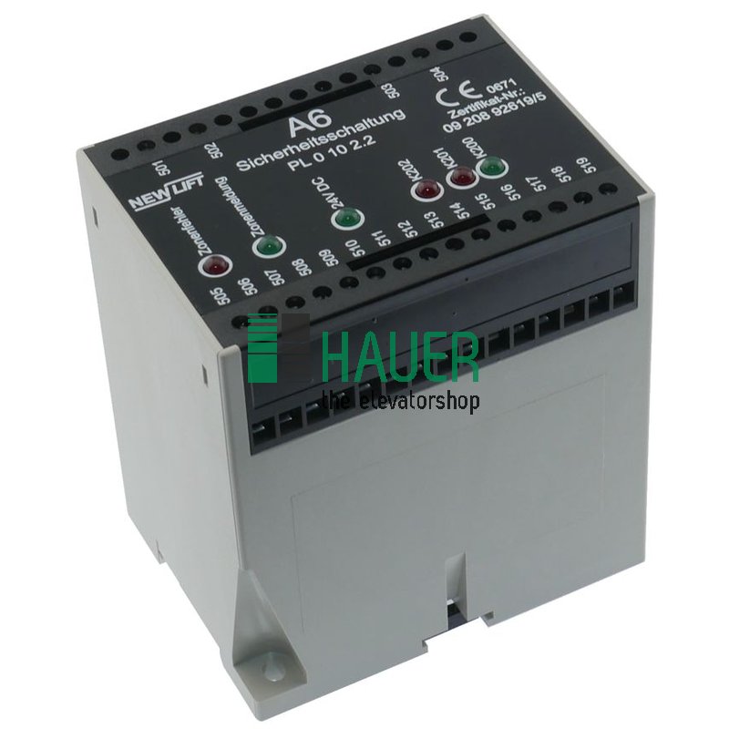 Newlift, Sicherheitsschaltung SHS/A6, PL 0 10 2.2