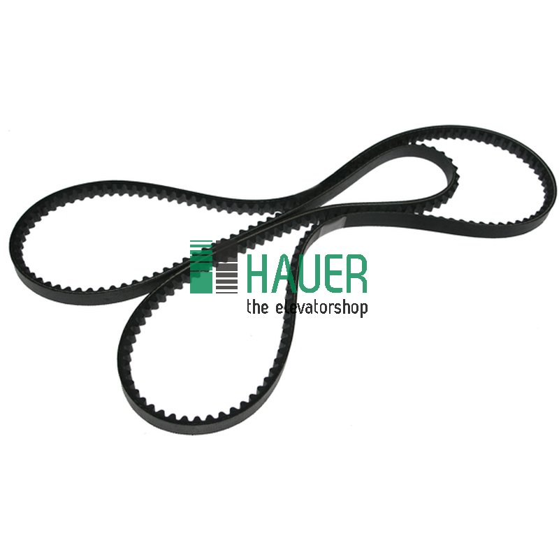 Correa de puerta con dientes, DIN 2215 - ZX 1400