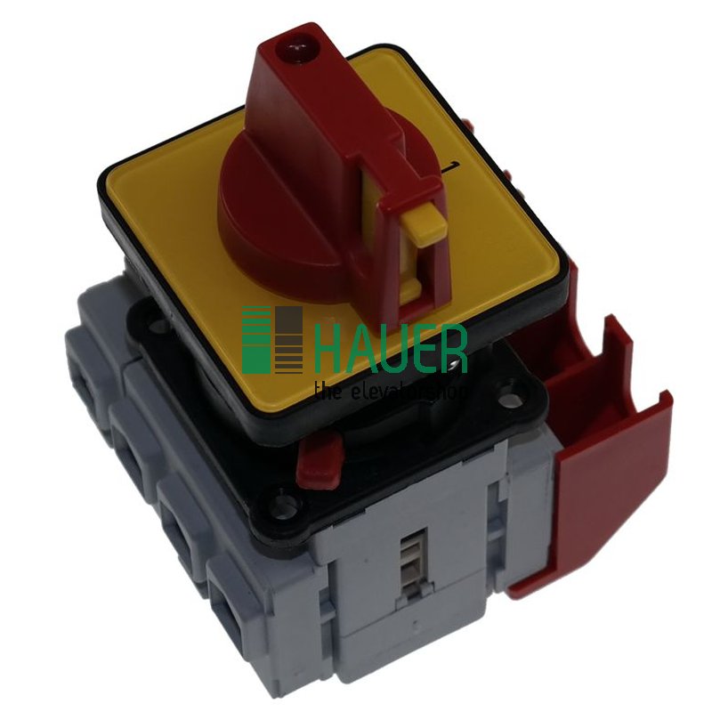 Emergency stop switch, 4 poles