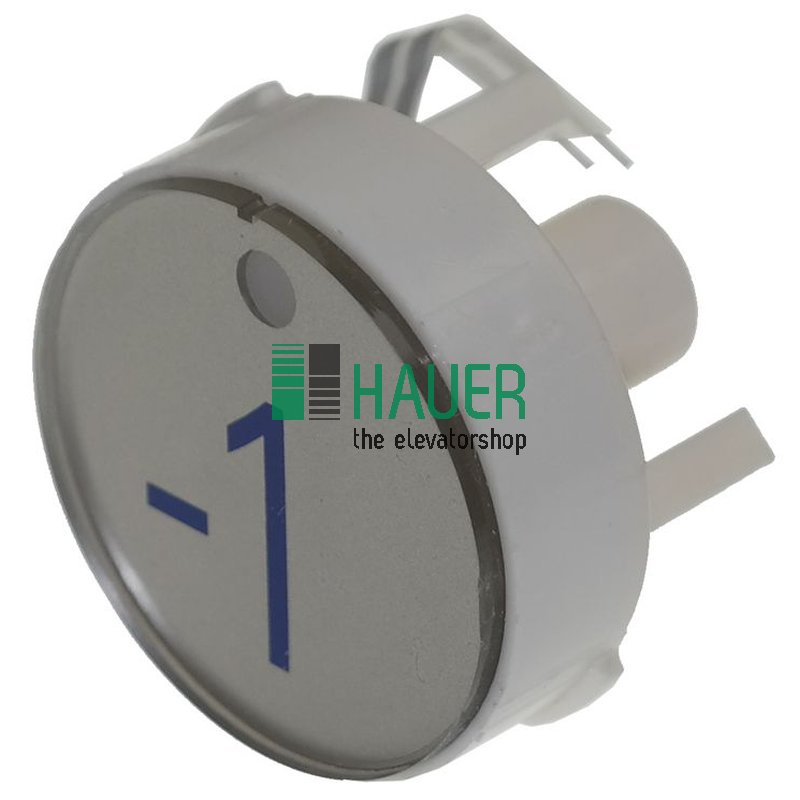 Bouton D1, vert, avec acquittement, -1