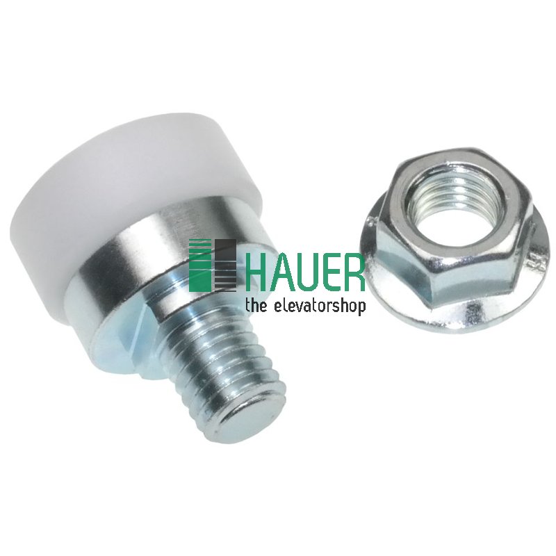 Gegenrolle D25 mit Gewindeeinsatz u. Schraube, Rathgeber