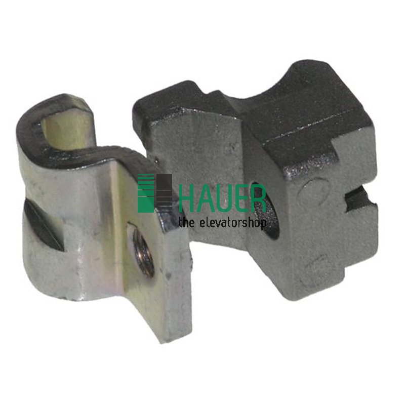 Bride de fixation pour corde metallique
