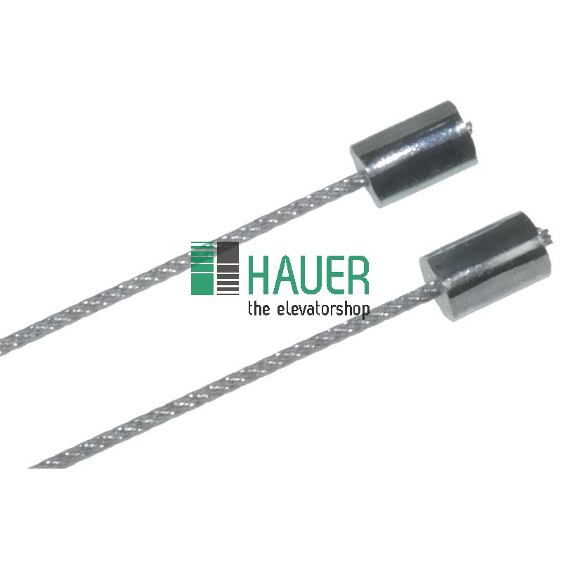 Schachttür ADX1/2, Türseil Schließgewicht D1.2, L=1600, Enden verpresst