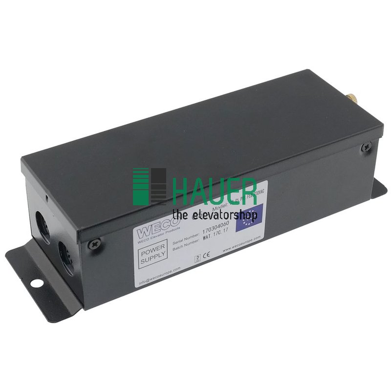 Fuente de alimentación Weco G5, 230VAC con estado (EN81-20), con zumbador