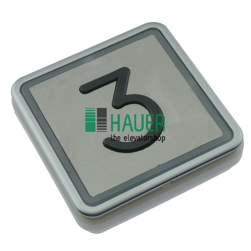 AT54, push button LED white, 3