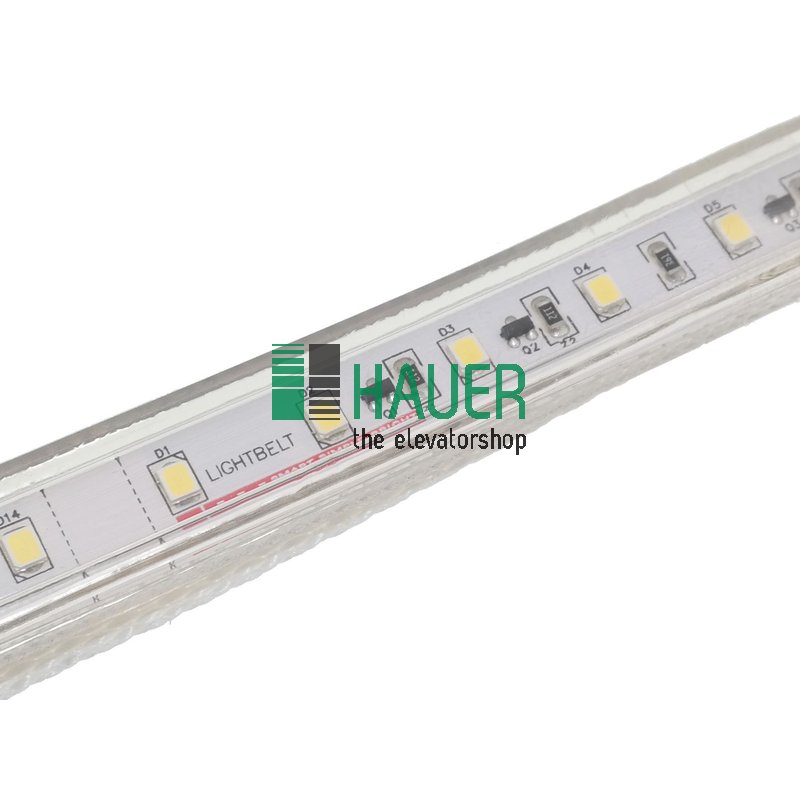 Lightbelt, 1200 lumen, 9 m, 230V, connection below, 5m open ending