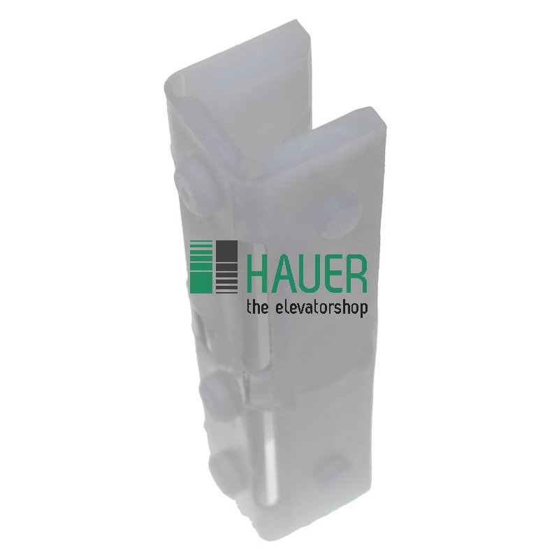 Guide shoe insert EM14 TPE, self lubricating, for 14mm Rail