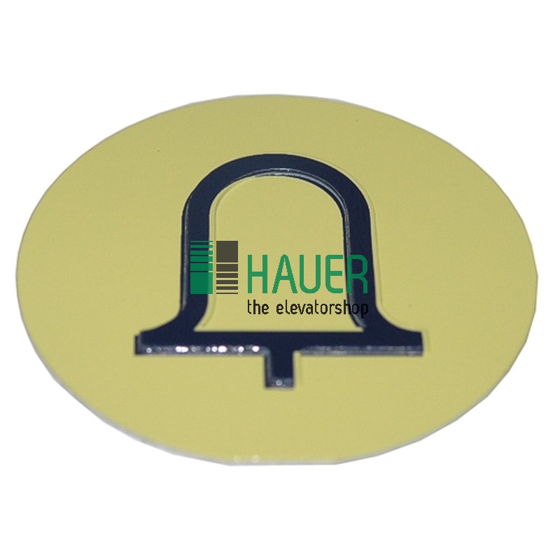 Appuyez pour bouton poussoir symbole d'alarme