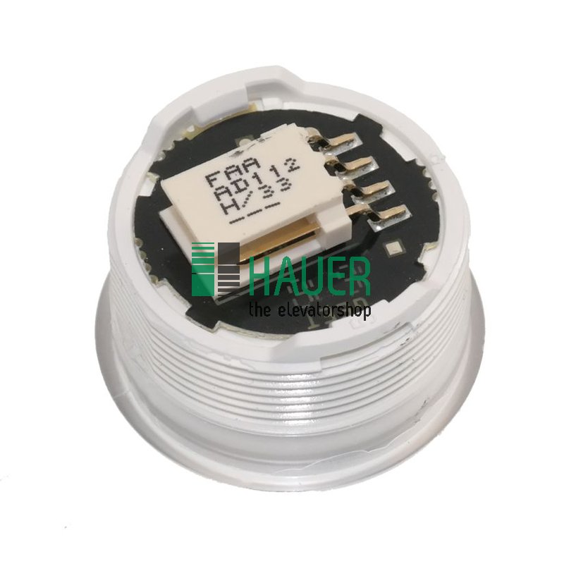 Button poussoir inox pour MCS220/310, verte
