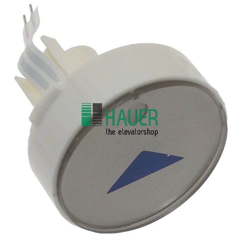 Bouton D1, vert, fleche sur