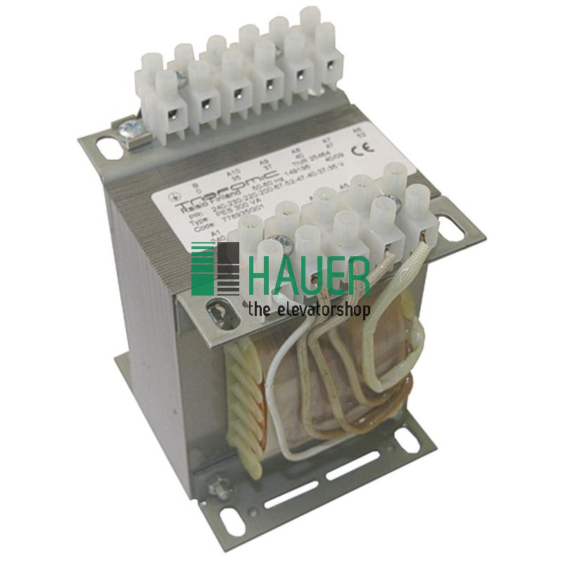 Transformator Bremse 300VA, prim. 230V/50Hz, sek.67,52,47,40,37,35V einphasig