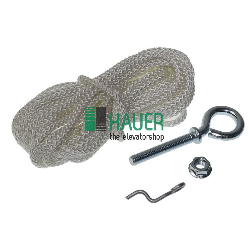 Rope for self closing weight