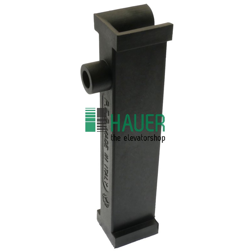 Führungseinlage, hart, für 9mm Schiene, 1. Zapfen