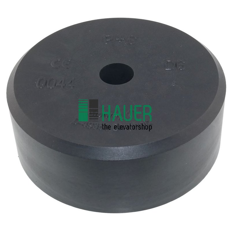 Aufsetzpuffer D6 Typ D, 220x80 mm mit eingeschäumtem Metalleinleger