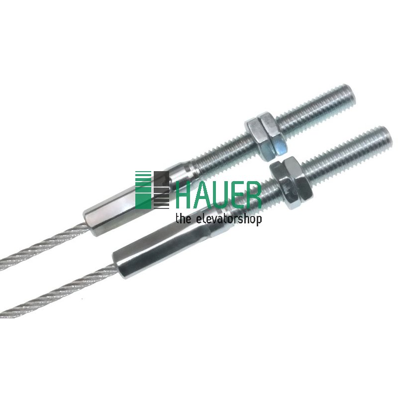 Cuerda 3mm, L= 1675 mm rosca a ambos lados