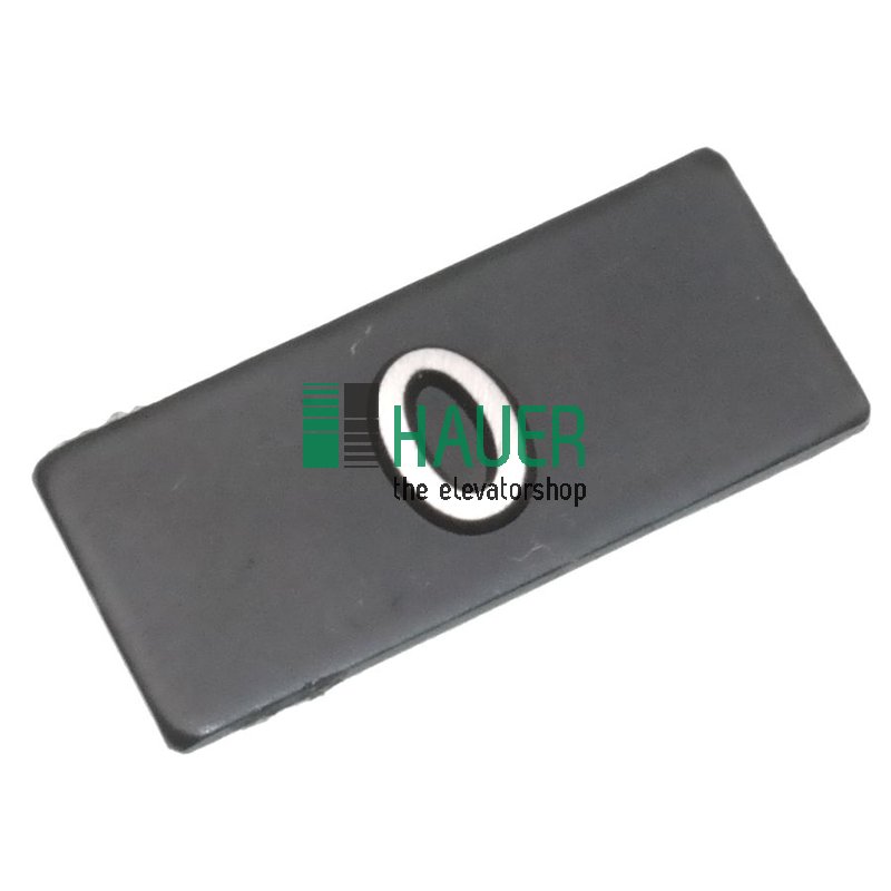 Bouton poussoir SIGK70 noir , insert 0