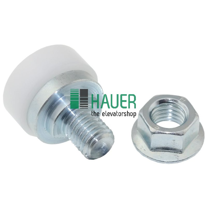 Gegenrolle D25 mit Gewindeeinsatz u. Schraube, Rathgeber