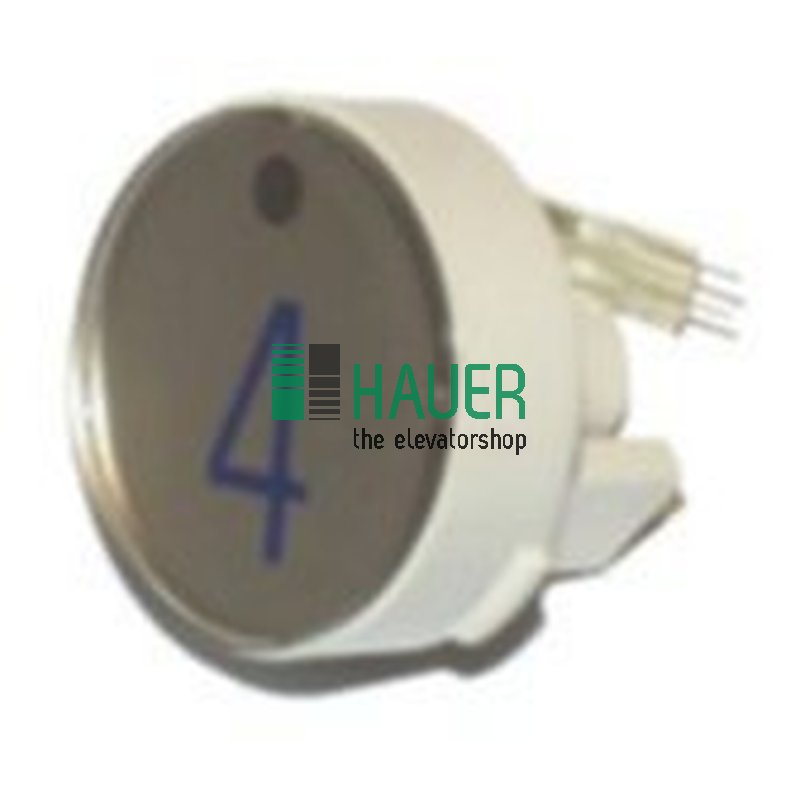 Bouton D1, vert, 4