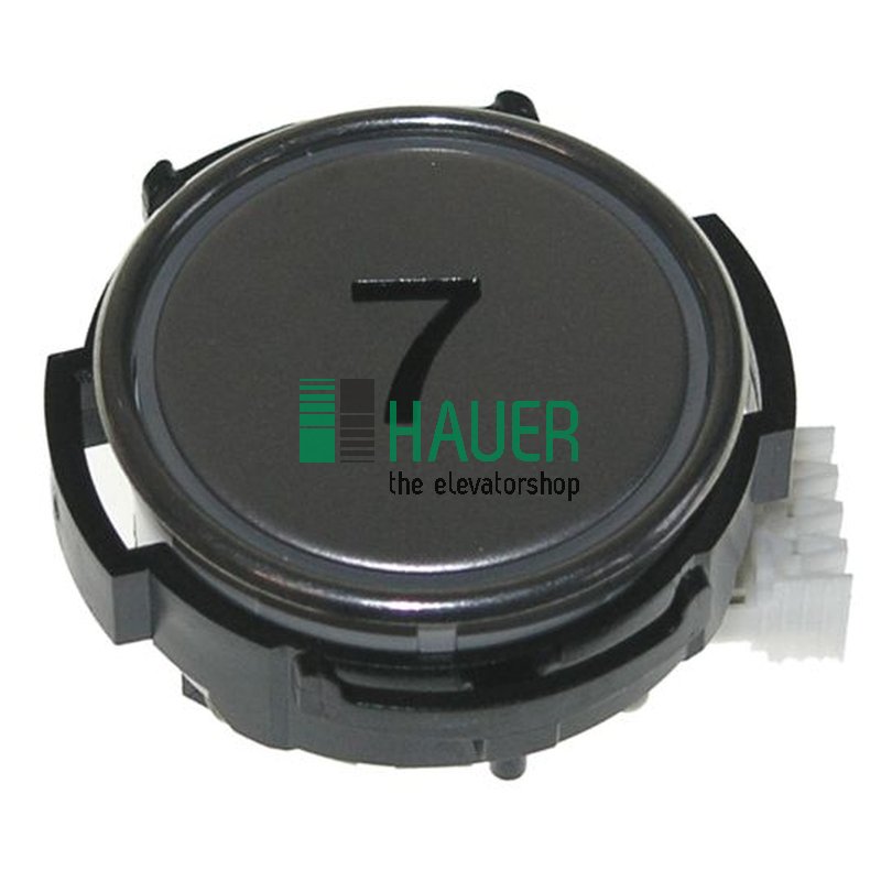 Drucktaster RT42 rund., Anschl. VIII, LED rot 30V, 7