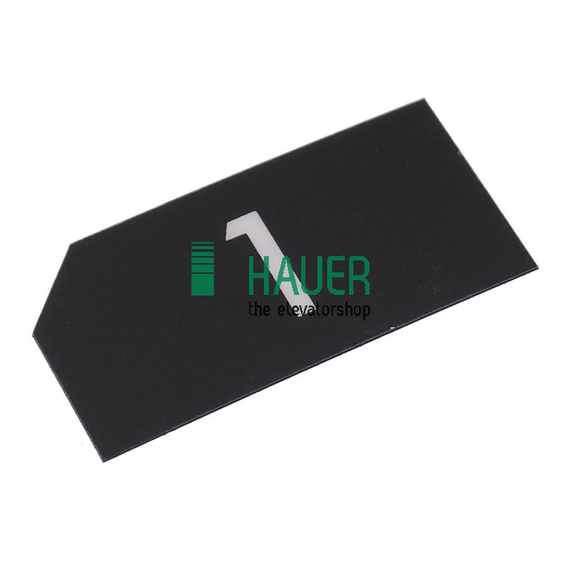 Plaquette M10, autoadhesive, 1