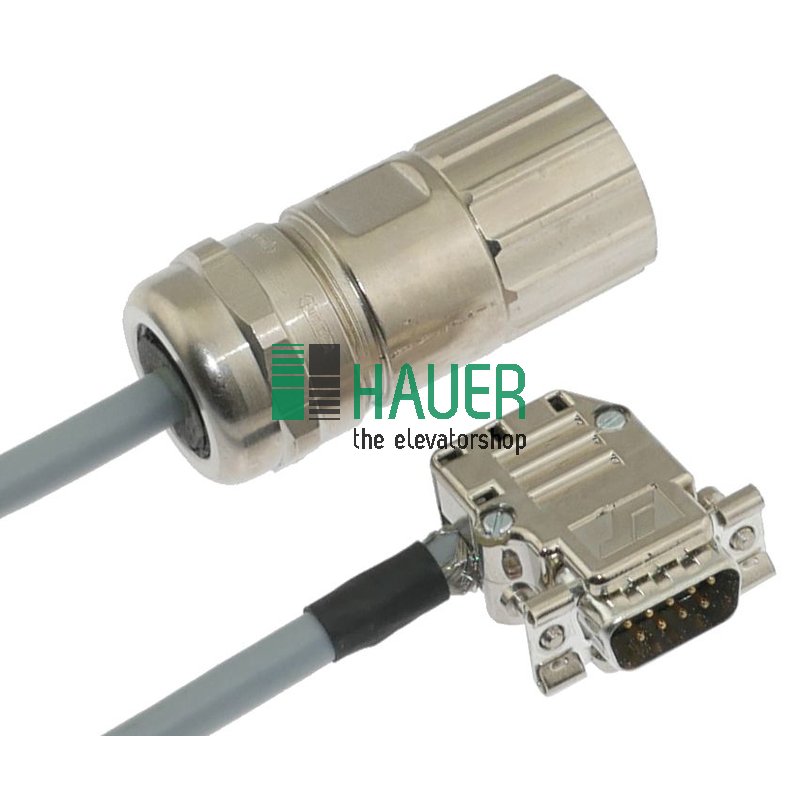 Câble avec connecteur LiYCY pour encodeur, l= 20000mm