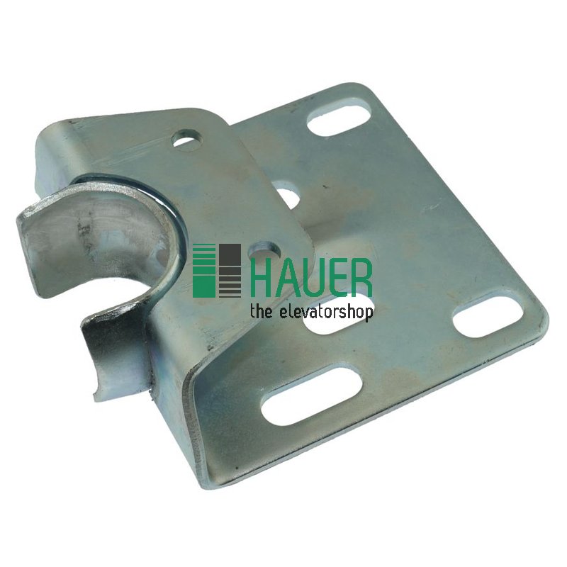 Patin de guidage pour insert de patin de guidage avec articulation à charnière