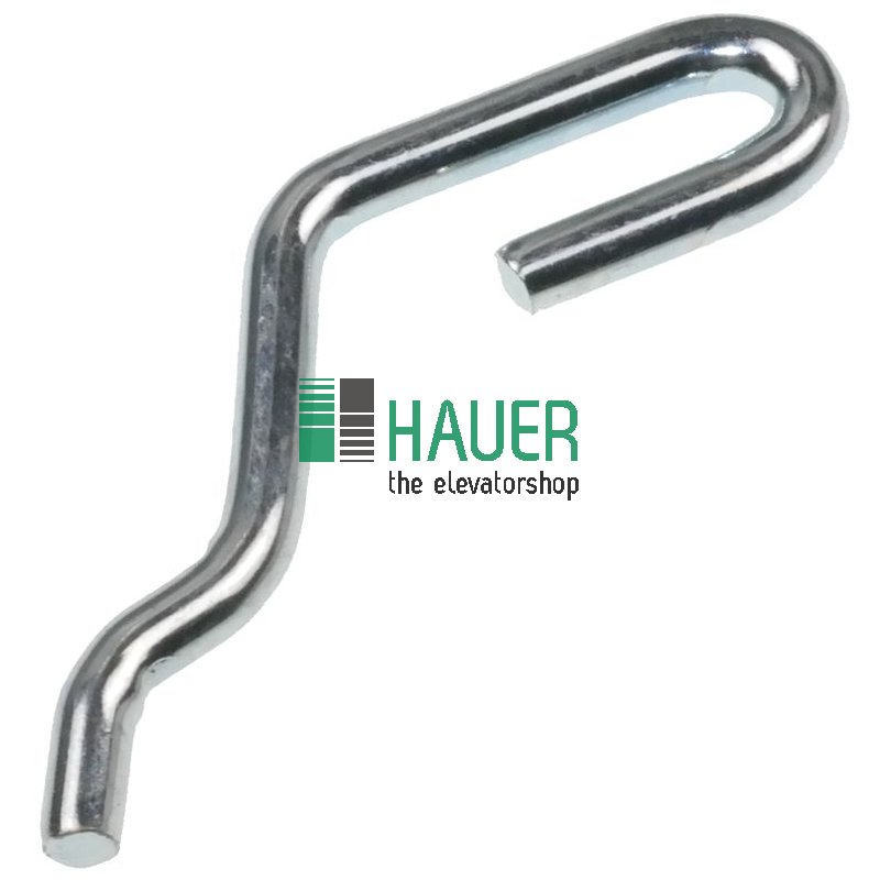 Selbstschließfeder, Haken