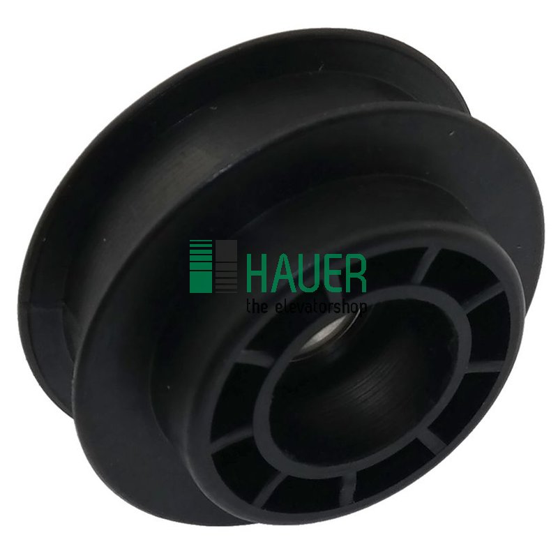 Smooth roller toothed belt
