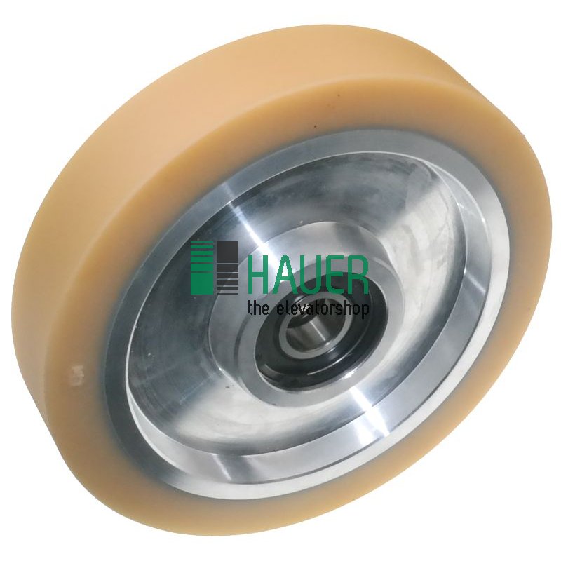 Laufrolle VAL 180/20x35/40mm 2 Lager 6204 2RS 93 Grad Shore