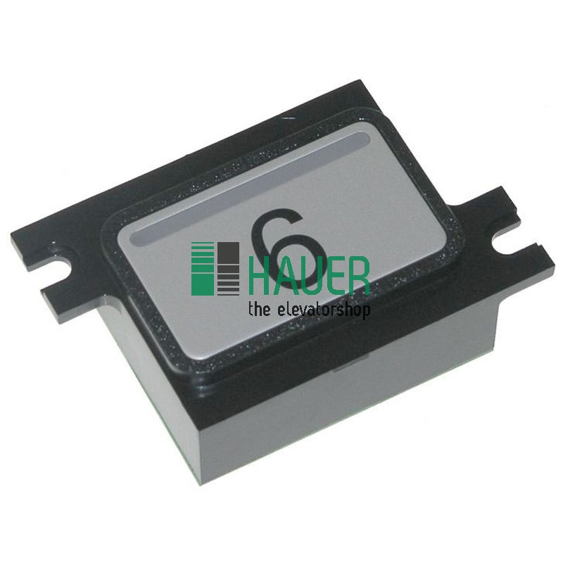 Botonera M, boton c. placa circ. MBQ1 c. confirm.llamada 6