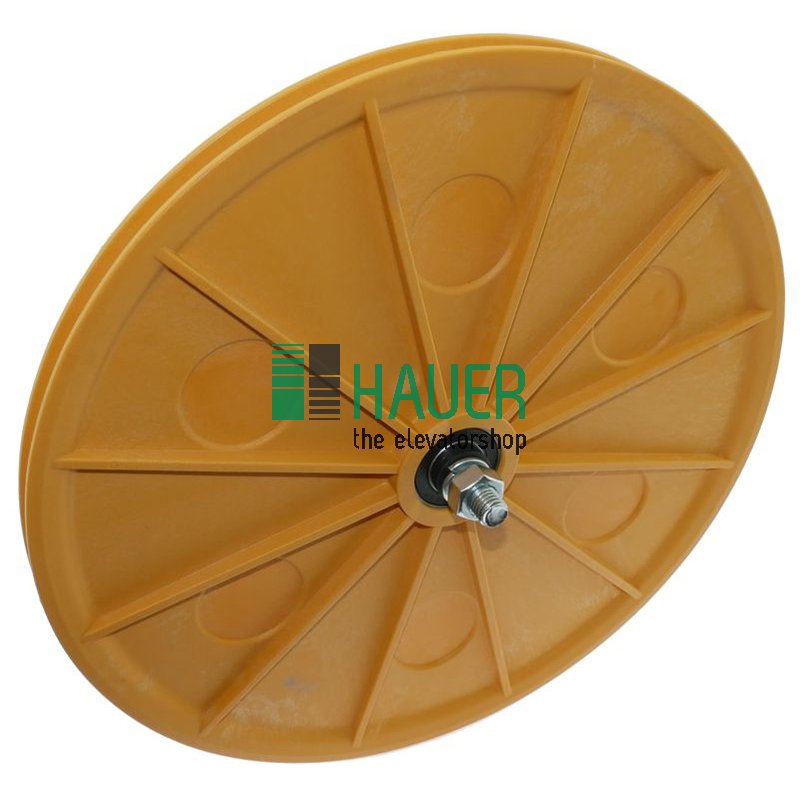 PFB, polyamide roller with 60mm axle for counter weight LK300, rope 6-6.5mm