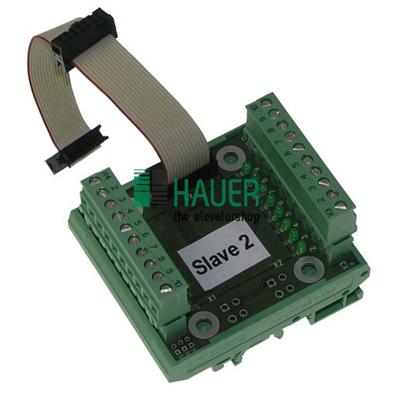 Ein-/Ausgabemodul RIO-2-Slave2 mit Flachbandkabel 75mm
