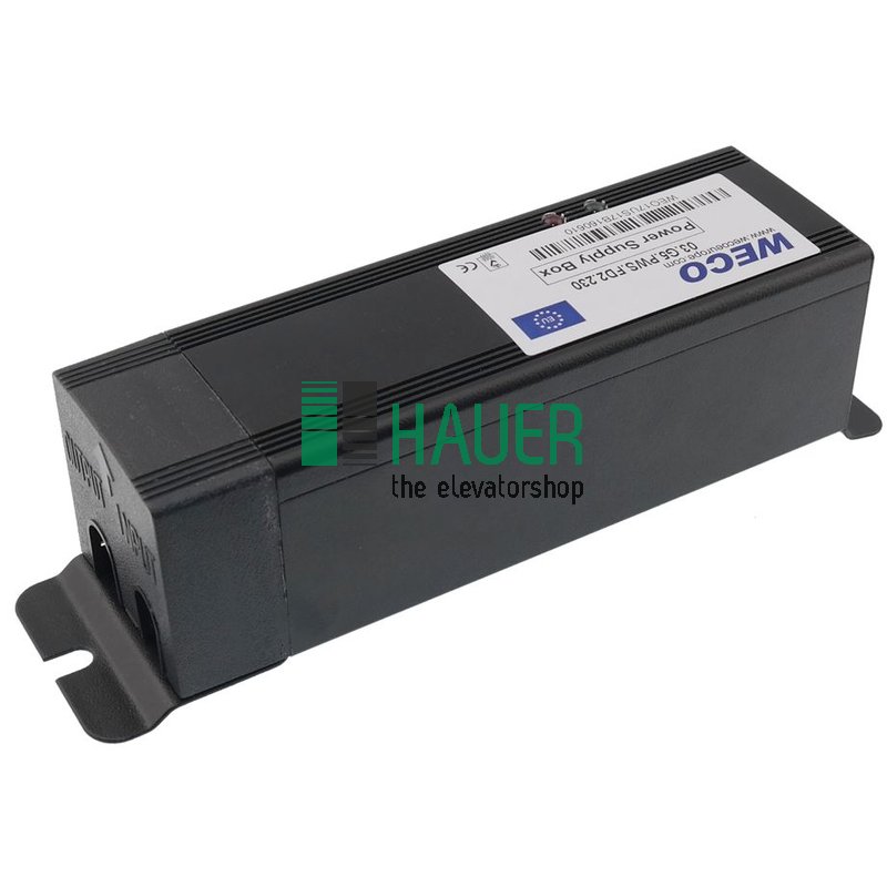 Fuente de alimentación Weco G5, 230 V CA con estado (EN81-20)