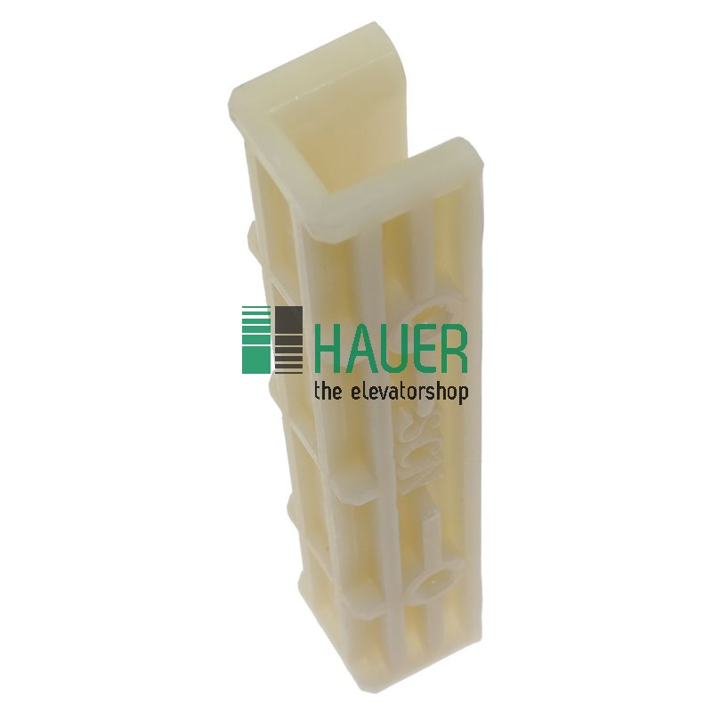 Einlage EMU 10 PU, 4 Bohrungen, 146x26x26mm, Schiene 10mm