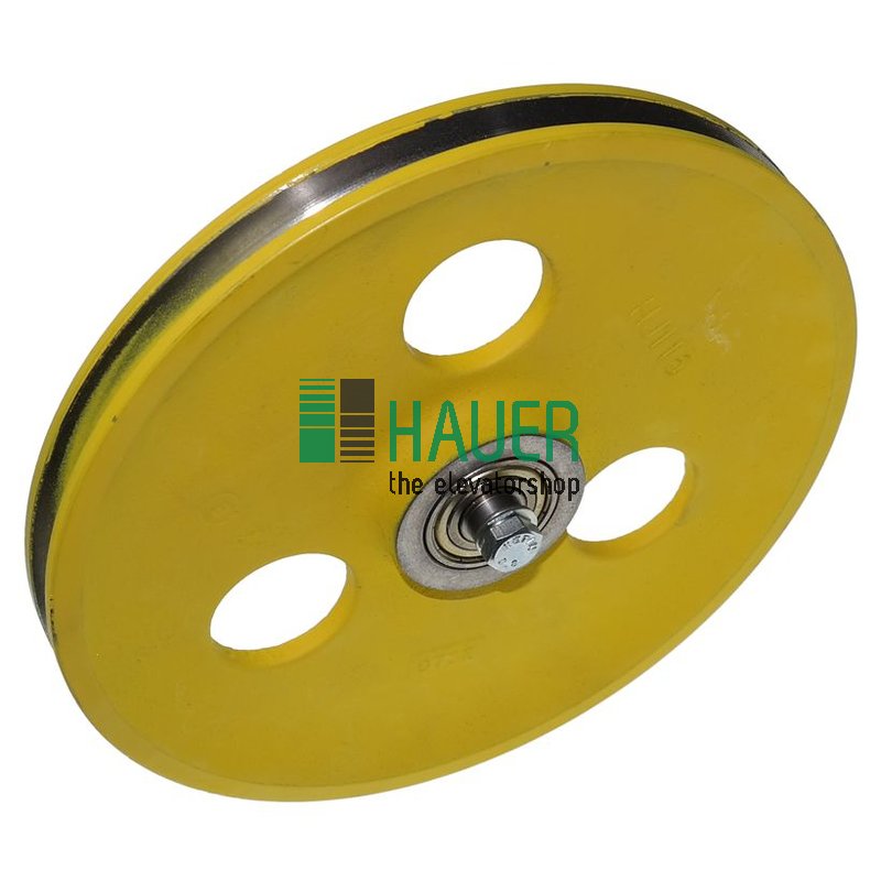 Deflection roller incl. bearing
