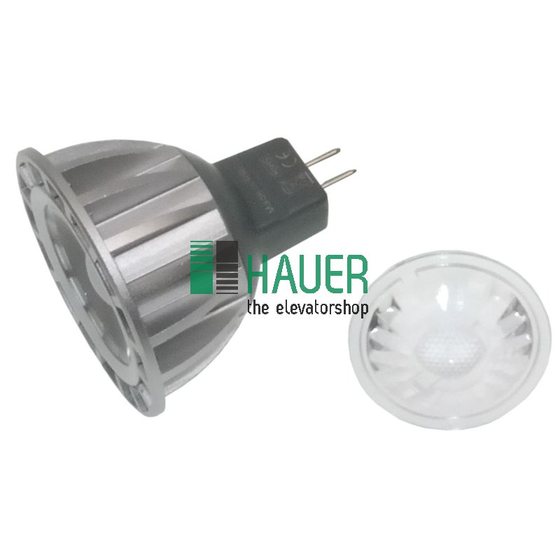 Lampe LED 12V, 3W, MR16, weiß