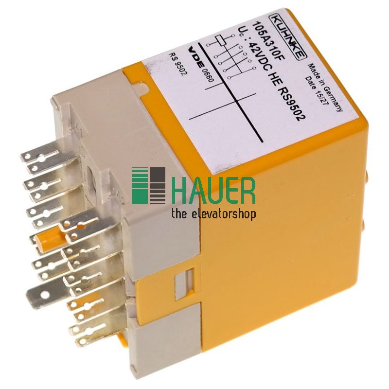 Contactor de rele Kuhnke 105A310FHERS9502, 42V DC, 3NO1NC