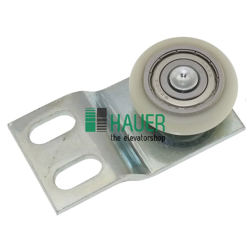 Hanger roller, cranked