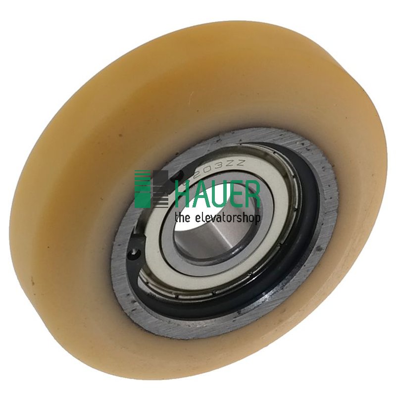 Guide roller  D74/17*20, vulkollan lining, 93 shore